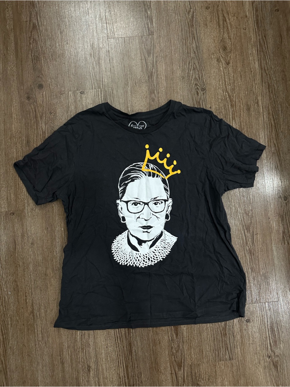 Black Graphic Tee with RBG